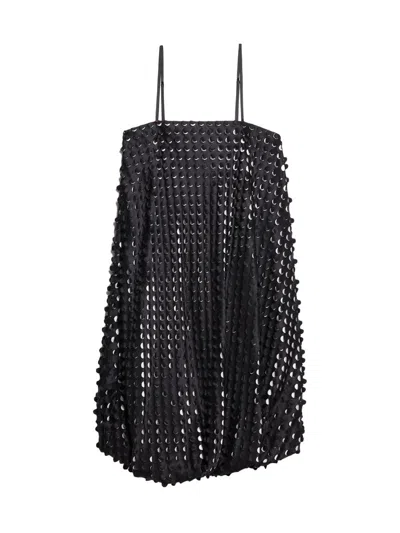 Helmut Lang Women's Cut-out Bubble Dress In Black
