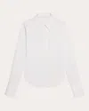 Helmut Lang Fitted Button-front Shirt In White