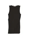 Helmut Lang Women's Gloss Convertible Tank Dress In Black