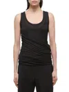 Helmut Lang Women's Gloss Convertible Tank Top In Black