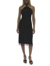 HELMUT LANG WOMEN'S HALTER MESH DRESS