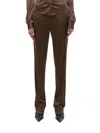 Helmut Lang Straight-leg Fluid Pull-on Pants In Mushroom