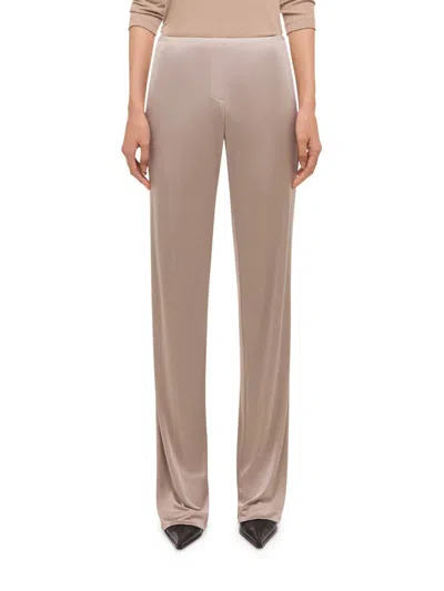 Helmut Lang Women's Mid-rise Straight-leg Pants In Sand