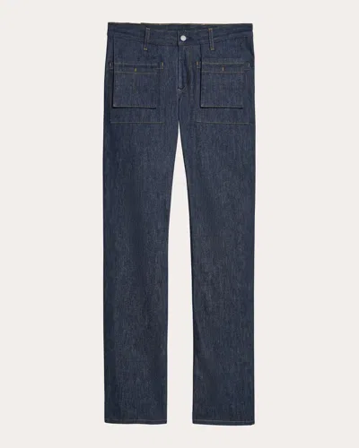 Helmut Lang Women's Mid-rise Utility Jeans In Blue