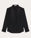 Helmut Lang Lace Relaxed Shirt In Black