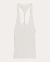 Helmut Lang Women's Rib Knit Twisted Racerback Tank Top