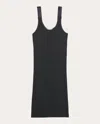 Helmut Lang Women's Ribbed Tank Dress In Black