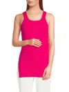 Helmut Lang Women's Ribbed Tank Top In Fuchsia