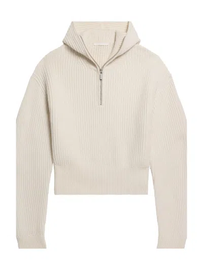 Helmut Lang Balaclava Quarter Zip Hoodie In Multi