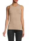 Helmut Lang Taupe Polyester Tank Top In Tan