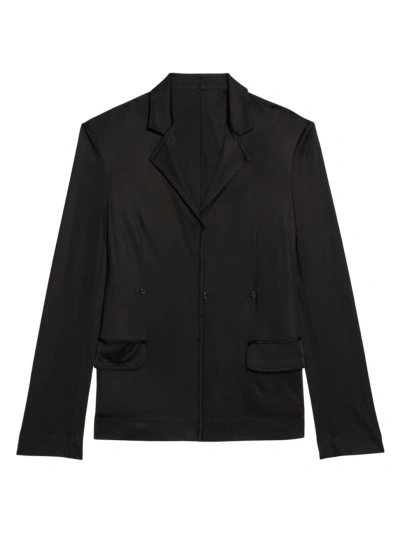 Helmut Lang Women's Single-breasted Long-sleeve Jacket In Black