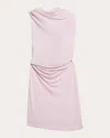 Helmut Lang Women's Asymmetric Stretch-jersey Top In Pink