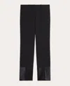 Helmut Lang Women's Slim Tuxedo Trousers In Black