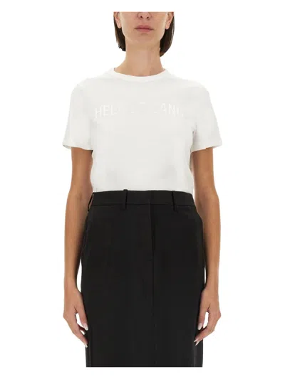 HELMUT LANG WOMEN'S T-SHIRT WITH LOGO