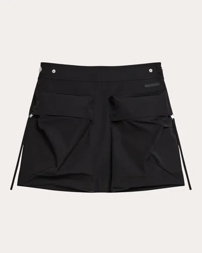 Helmut Lang Women's Tech Cotton Cargo Utility Mini Skirt In Multi