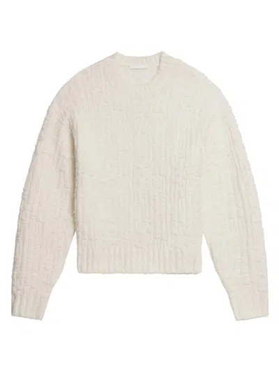 Helmut Lang Women's Textured Merino Wool-blend Sweater In Neutral
