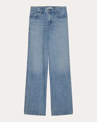 Helmut Lang High Rise Wardrobe Jeans In Vintage Wash Blue