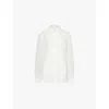 Helmut Lang Curved Bubblewrap Shirt In White