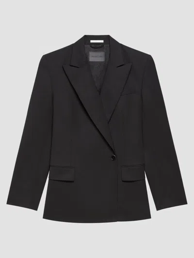 Helmut Lang Belted Blazer In Metallic