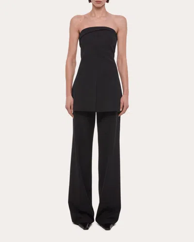 Helmut Lang Women's Wool Gabardine Wardrobe Blazer Top In Black