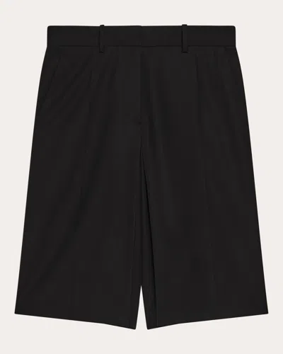 Helmut Lang Women's Wool Gabardine Wardrobe Midi Skirt In Gray