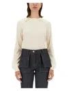 Helmut Lang Relaxed-fit Wool And Silk Blend Top In White