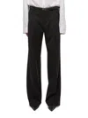 Helmut Lang Women's Wool Pleated Wide-leg Trousers
