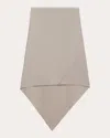 Helmut Lang Scarf Hem Virgin Wool Maxi Skirt In Neutrals