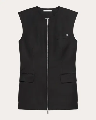 Helmut Lang Women's Zip Front Wool Vest