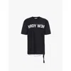 Helmut Lang Black New York Seatbelt T-shirt In Black