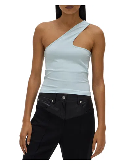 Helmut Lang Womens One Shoulder Asymmetric Tank Top In Multi