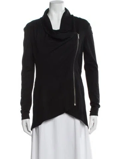 Pre-owned Helmut Lang Wool Biker Jacket In Black