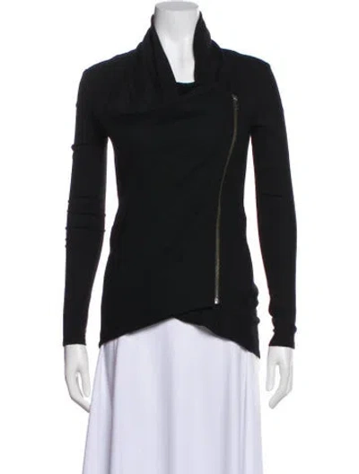 Pre-owned Helmut Lang Wool Biker Jacket In Black