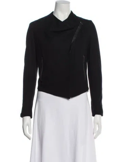 Pre-owned Helmut Lang Wool Biker Jacket In Multi