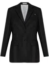 Helmut Lang Wool Blazer In Black