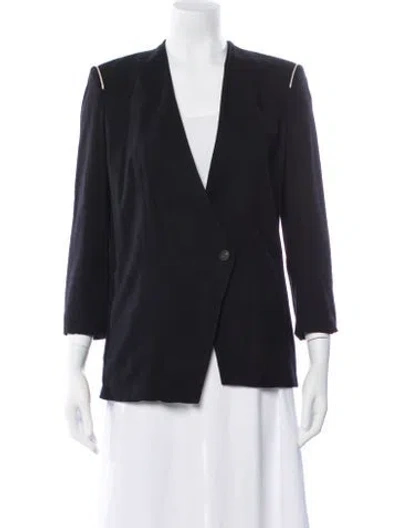 Pre-owned Helmut Lang Wool Blazer In Black