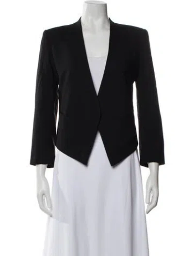 Pre-owned Helmut Lang Wool Blazer In Black