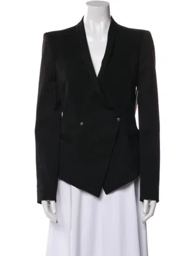 Pre-owned Helmut Lang Wool Blazer In Black