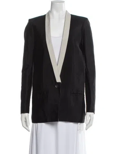Pre-owned Helmut Lang Wool Blazer In Black