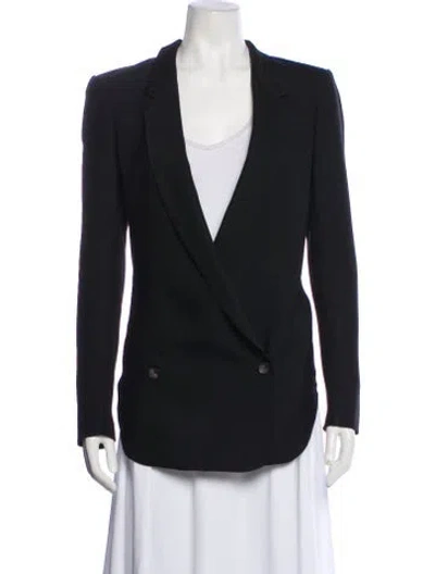 Pre-owned Helmut Lang Wool Blazer In Black