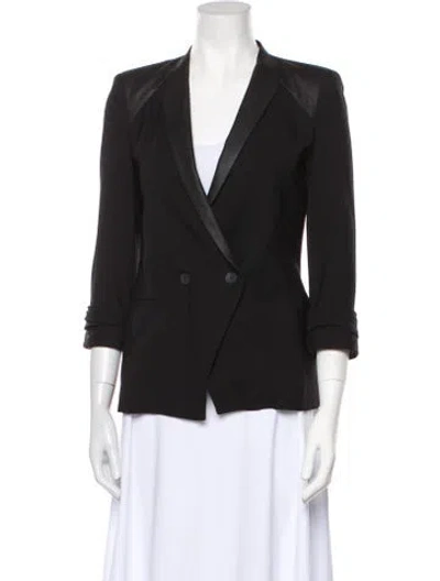 Pre-owned Helmut Lang Wool Blazer In Black