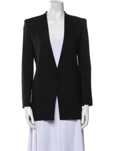 Pre-owned Helmut Lang Wool Blazer In Black