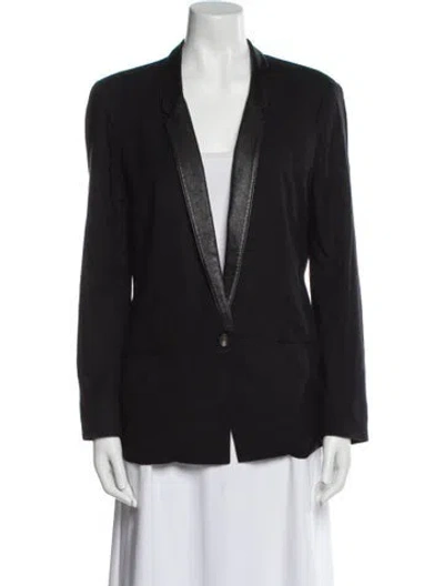 Pre-owned Helmut Lang Wool Blazer In Black
