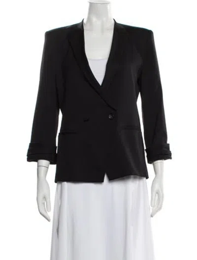 Pre-owned Helmut Lang Wool Blazer In Black