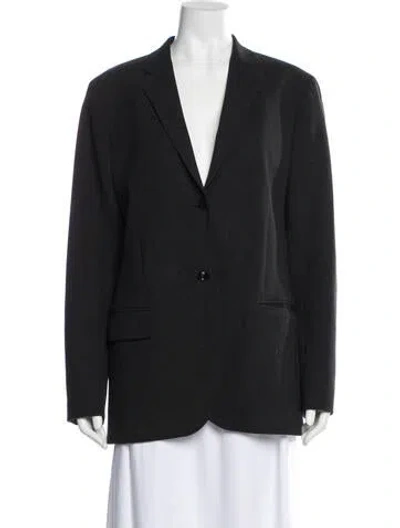 Pre-owned Helmut Lang Wool Blazer In Black