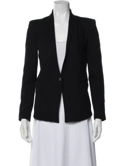 Pre-owned Helmut Lang Wool Blazer In Black