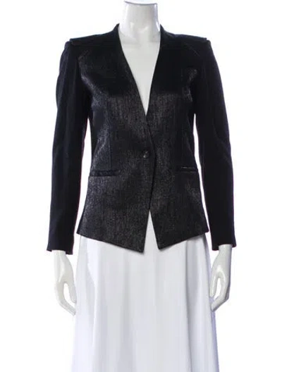 Pre-owned Helmut Lang Wool Blazer In Black