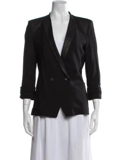 Pre-owned Helmut Lang Wool Blazer In Black