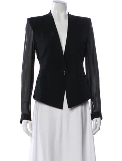 Pre-owned Helmut Lang Wool Blazer In Black