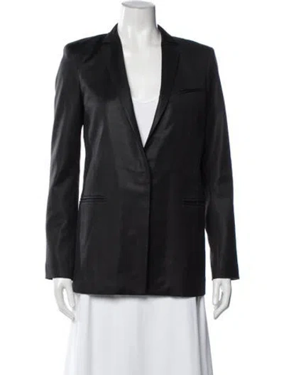 Pre-owned Helmut Lang Wool Blazer In Black